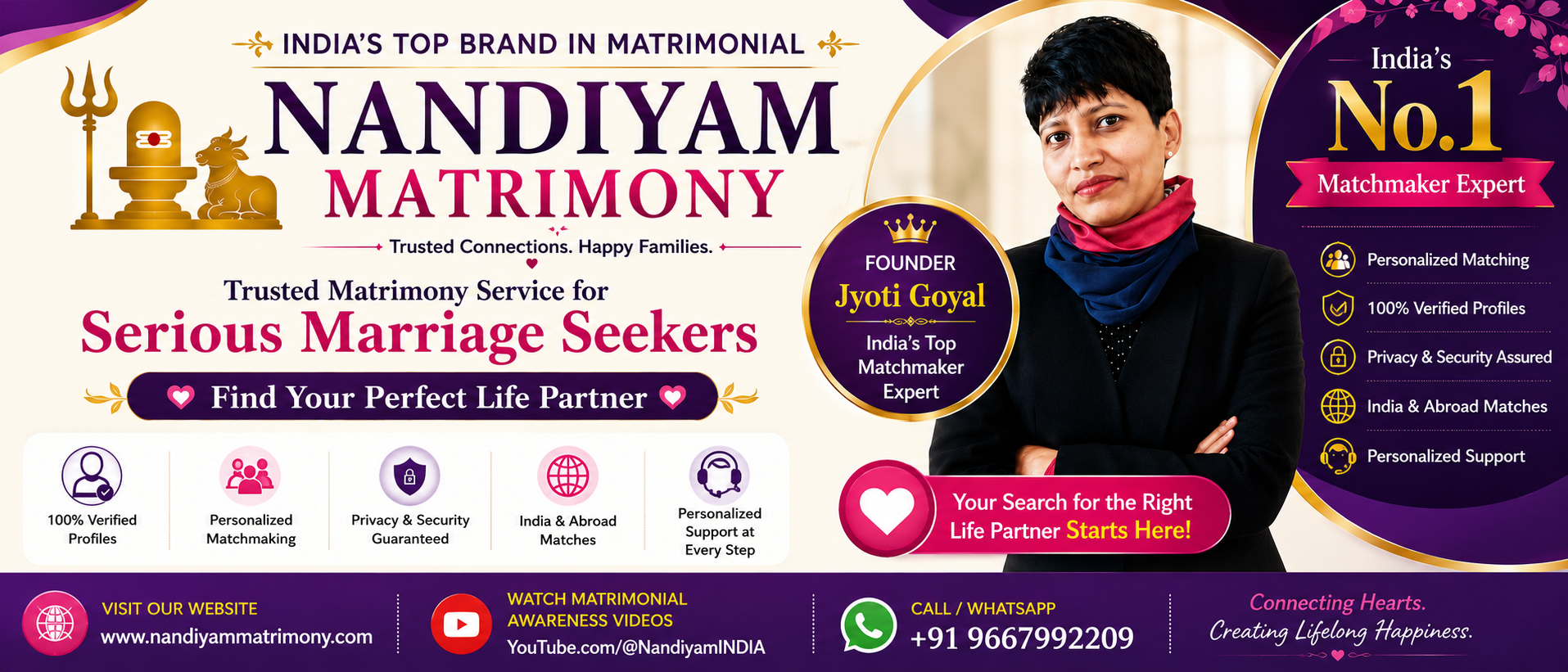 Jyoti Goyal: The Matchmaker Behind Nandiyam Matrimony Redefining How India Finds Love