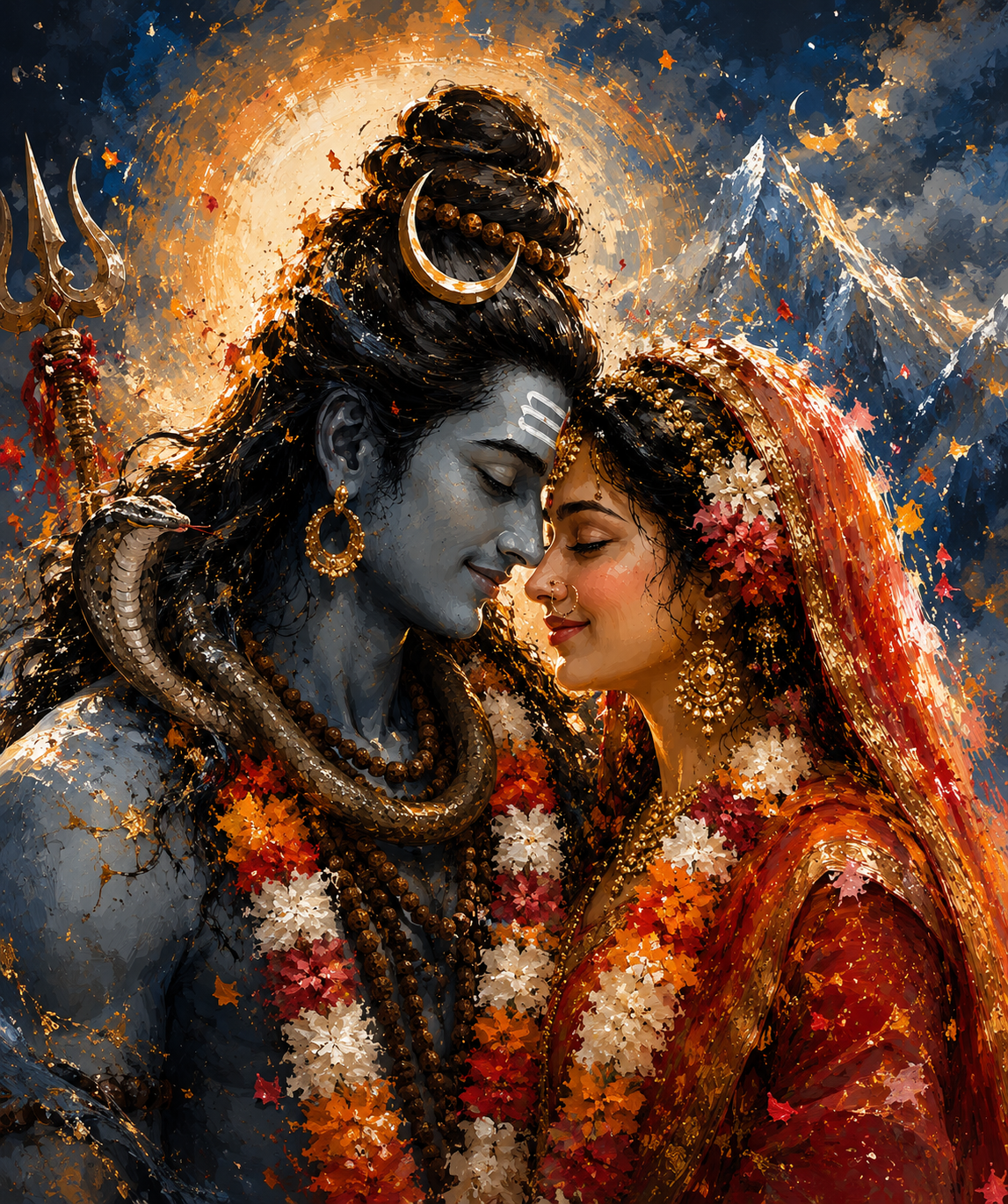 The Divine Union of Shiva and Parvati — the devotional inspiration behind Nandiyam Darshan